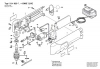 Bosch 0 601 929 703 Gwb 7,2 Ve Cordless Angular Drill 7.2 V / Eu Spare Parts